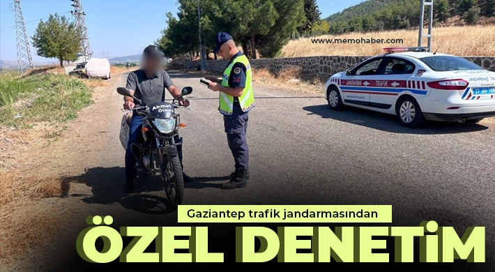 Gaziantep trafik jandarmasından özel denetim