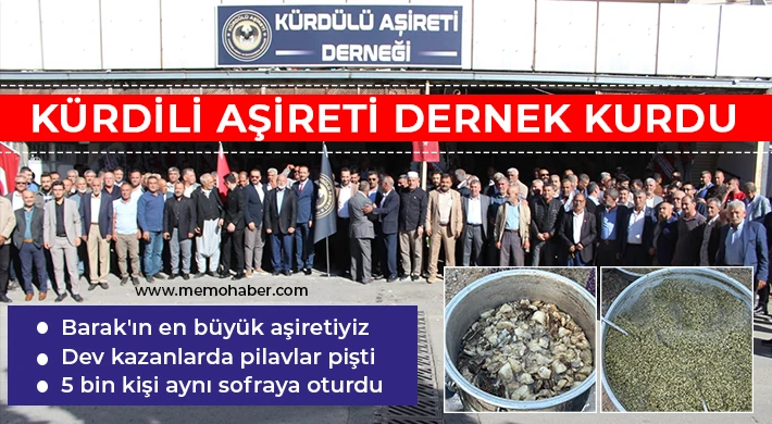 Kürdili aşireti dernek kurdu