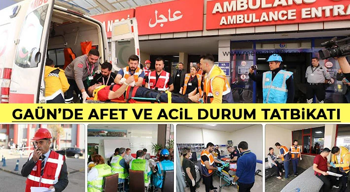 GAÜN’de Afet ve Acil Durum Tatbikatı