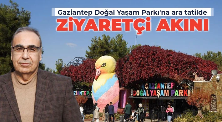 Gaziantep Doğal Yaşam Parkı'na ara tatilde ziyaretçi akını