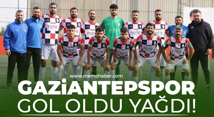 Gaziantepspor’dan gol yağmuru