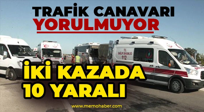 Gaziantep'te trafik canavarı yorulmuyor! Yaralılar var