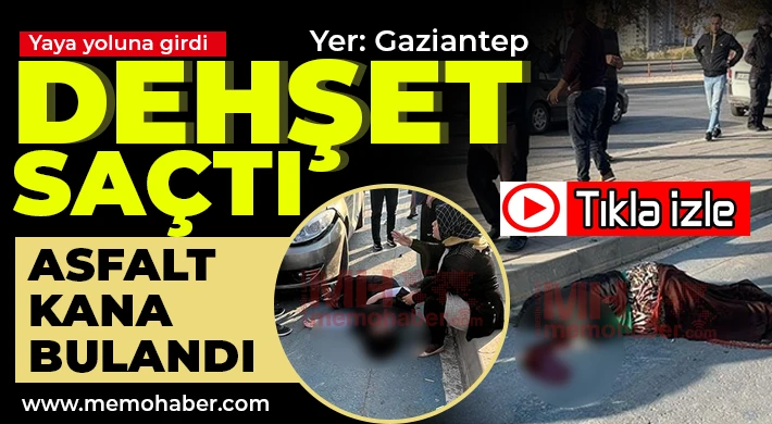 Gaziantep'te yaya yolunda acı olay! Ecel kaldırımda yakaladı 