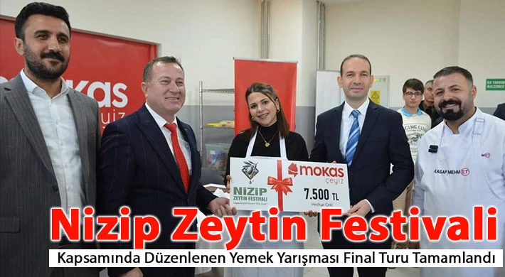 Nizip Zeytin Festivali Kapsamında Düzenlenen Yemek Yarışması Final Turu Tamamlandı