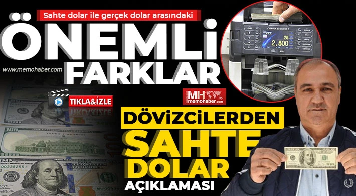 Sahte dolar ile gerçek dolar arasındaki önemli farklar