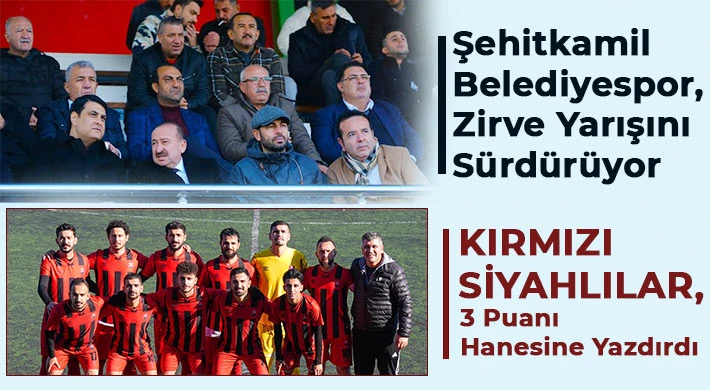 Şehitkamil Belediyespor, Zirve Yarışını Sürdürüyor