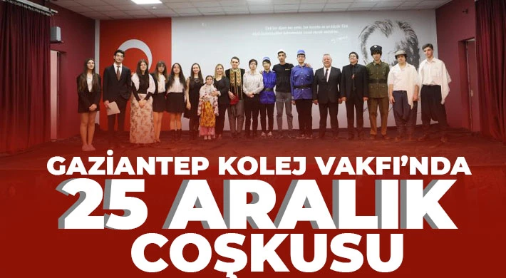 Gaziantep Kolej Vakfı’nda 25 Aralık coşkusu