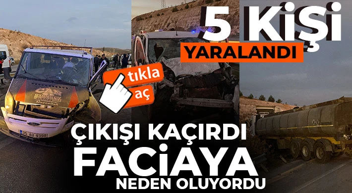 Gaziantep'te çıkışı kaçırdı! Faciaya neden oluyordu