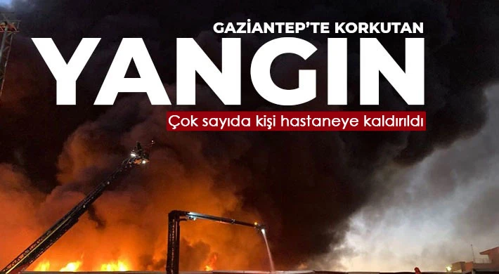 Gaziantep’te ev yangınında yürekler ağza geldi