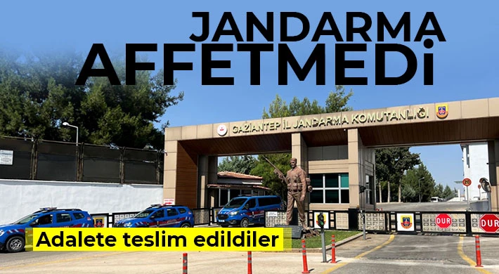 Jandarma affetmedi! Adalete teslim edildiler 