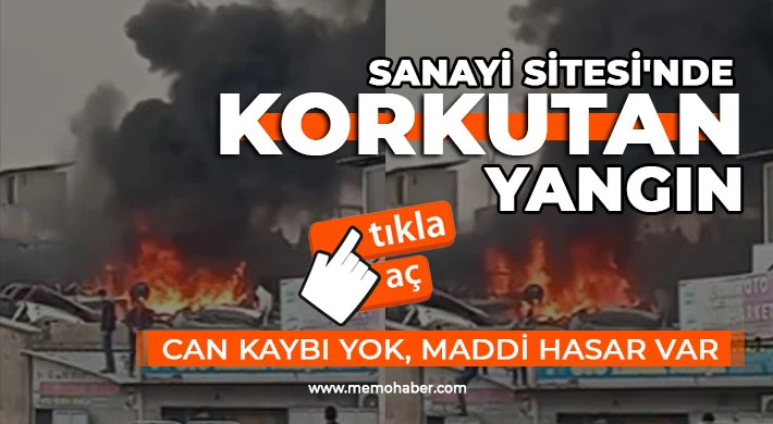 Sanayi Sitesi'nde Korkutan Yangın: Can Kaybı Yok, Maddi Hasar Var