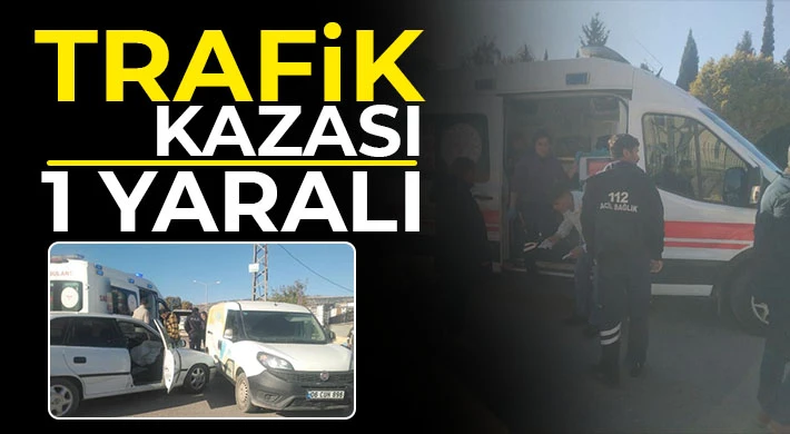 Yavuzeli'nde trafik kazası: 1 yaralı