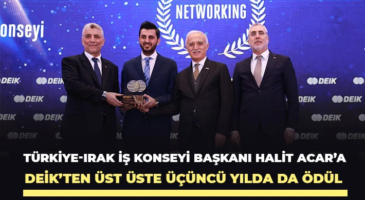 2024 Networking Ödülü’ne Halit Acar Layık Görüldü