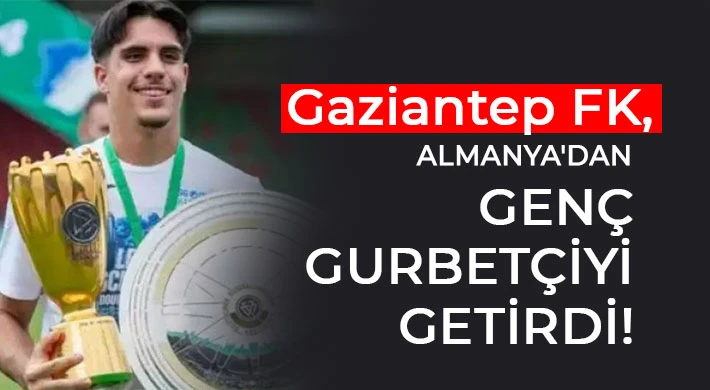 Gaziantep FK'ya genç transfer