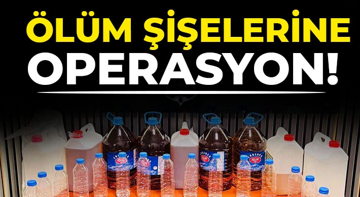 Gaziantep'te 55 litre sahte alkol ele geçirildi