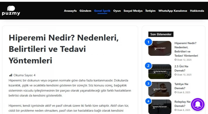 Hiperemi Nedir? Nedenleri, Türleri ve Tedavi Yöntemleri