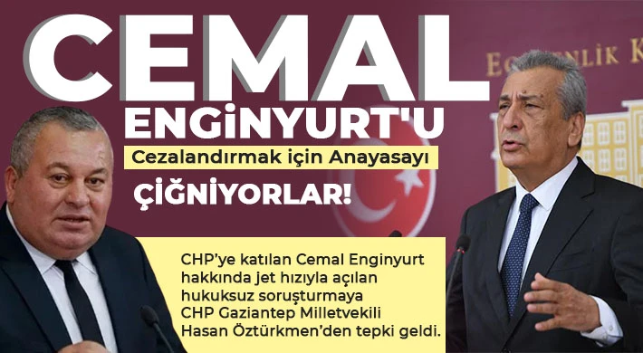 Cemal Enginyurt’un yanındayız, bir adım geri atmayız!