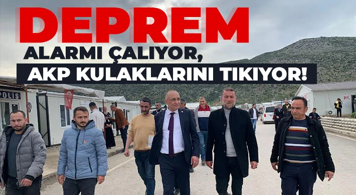 CHP'li Melih Meriç: Ölümleri Seyreden Bir İktidar Var!