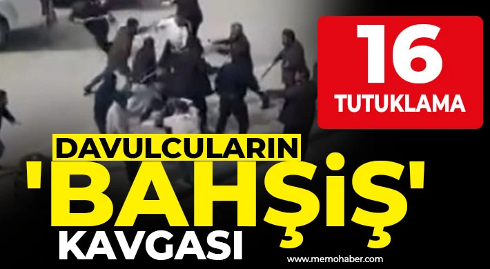  Davulcuların sopalı bıçaklı kavgasında 16 tutuklama