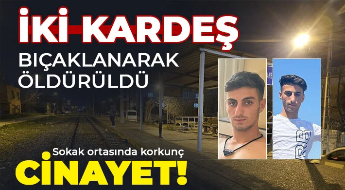 Korkunç cinayet! İki kardeş bıçaklanarak öldürüldü