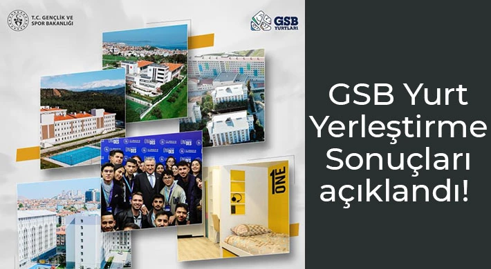 Bakan Bak: "GSB yurtları yerleştirme sonuçları açıklandı"