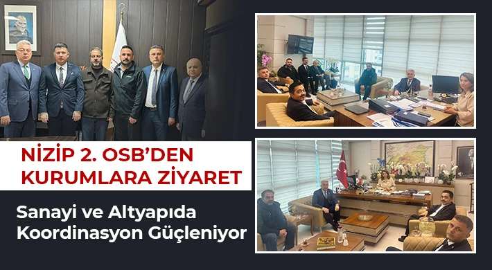 Nizip 2. OSB’den Kurumlara Ziyaret: Sanayi ve Altyapıda Koordinasyon Güçleniyor