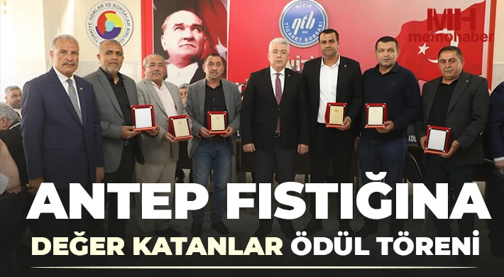 Antep Fıstığına Değer Katanlar Ödül Töreni