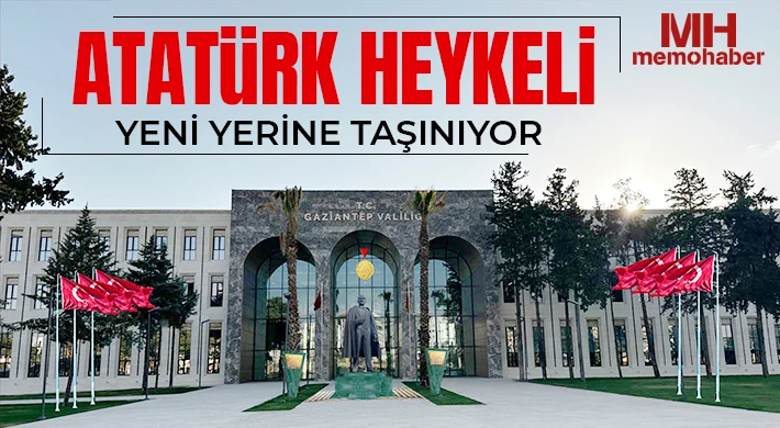 Atatürk Heykeli yeni yerine taşınıyor