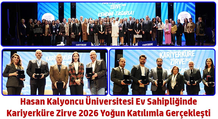 Hasan Kalyoncu Üniversitesi ev sahipliğinde Kariyerküre Zirve 2026 yoğun katılımla gerçekleşti