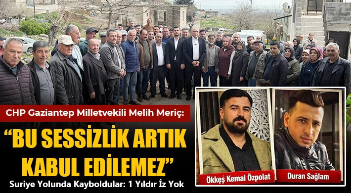 Melih Meriç: “Bu sessizlik artık kabul edilemez”
