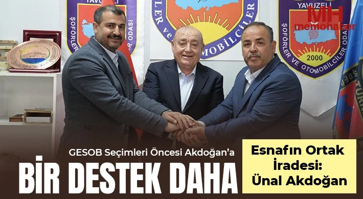 Ünal Akdoğan’a Yavuzeli’nden Güçlü Destek