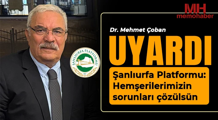 Dr. Mehmet Çoban uyardı