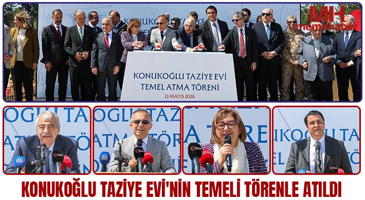 Konukoğlu Taziye Evi'nin temeli törenle atıldı
