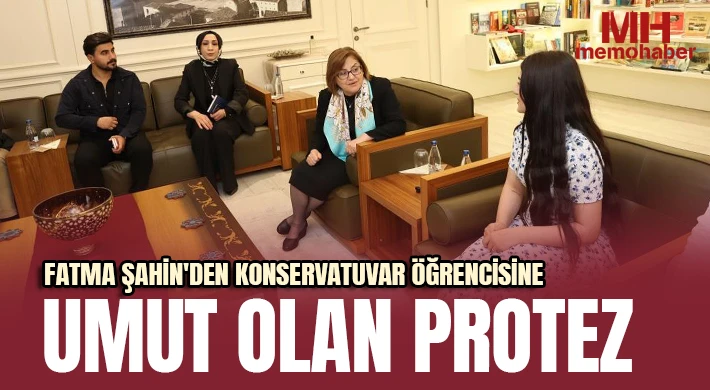 Şahin'den konservatuvar öğrencisine umut olan protez
