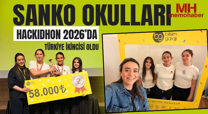 SANKO Okulları, HACKIDHON 2026’da Türkiye İkincisi Oldu