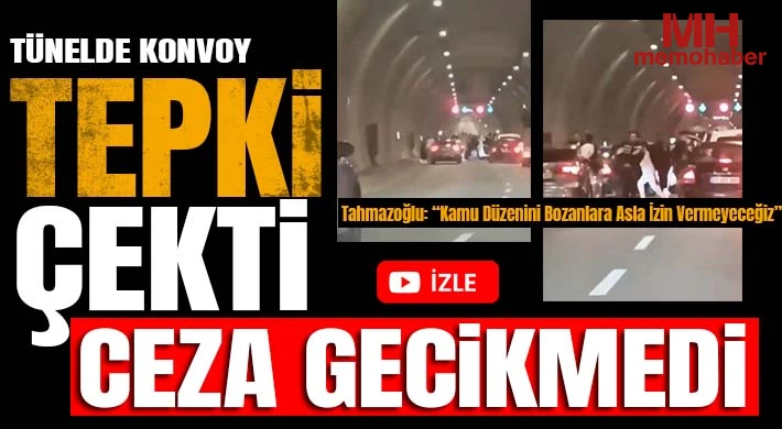 Trafiği Felç Eden Konvoya Müdahale: Cezalar Peş Peşe