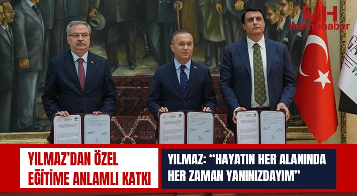 Yılmaz’dan özel eğitime anlamlı katkı