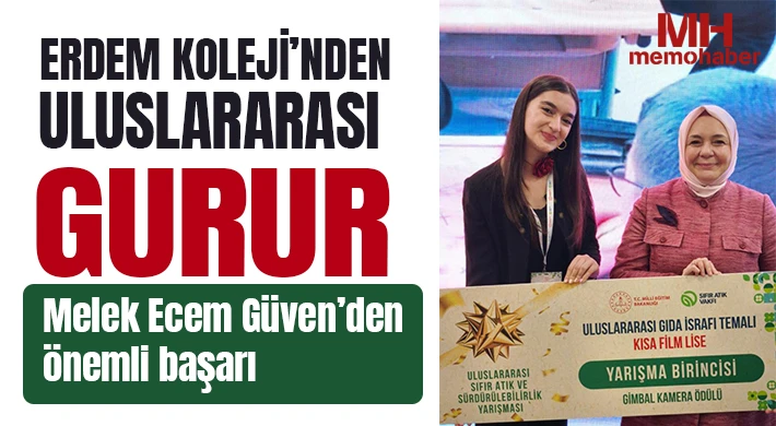 Erdem Koleji’nden uluslararası gurur: Melek Ecem Güven’den önemli başarı