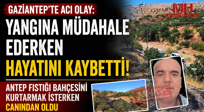 Gaziantep'te Yürek Yakan Yangın: Tarla Sahibi Hayatını Kaybetti