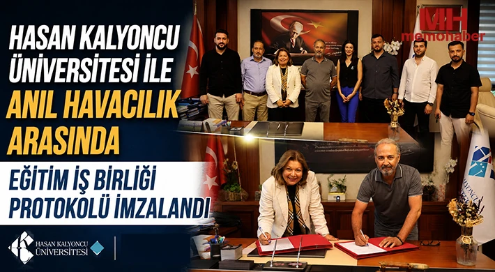 Hasan Kalyoncu Üniversitesi İle Anıl Havacılık Arasında Eğitim İş Birliği Protokolü İmzalandı
