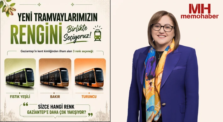 Büyükşehir’in şehre kazandıracağı yeni tramvayların rengi oylarla belirlenecek