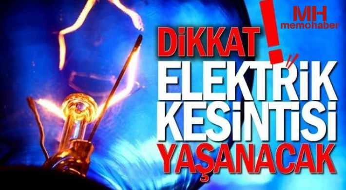 Gaziantep'te 16 Ağustos'ta Elektrik Kesintisi Olacak Yerler