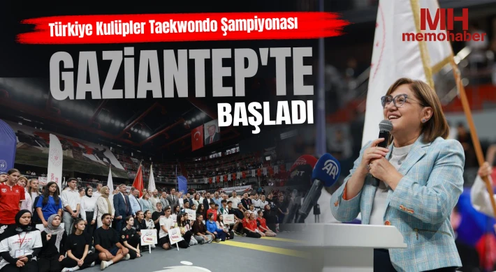 Türkiye Kulüpler Taekwondo Şampiyonası Gaziantep'te başladı