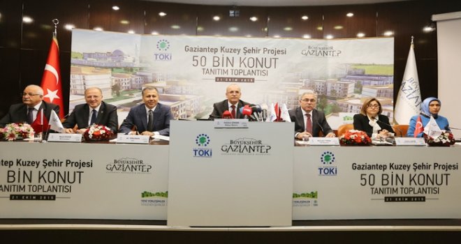 50 BİN KONUTLUK PROJENİN TANITIMI YAPILDI