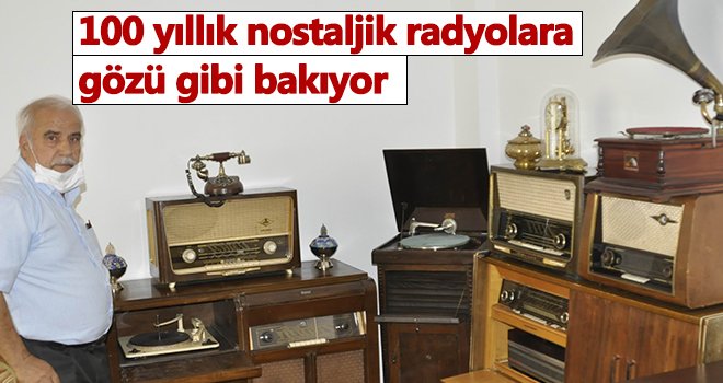 62 yıldır radyo tamiri yapıyor...