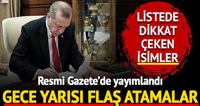 Gece yarısı Cumhurbaşkanlığı Politika Kurulu'na atama