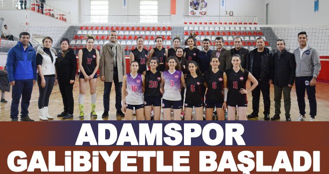 Adamspor, rakibini 3-1 mağlup etti