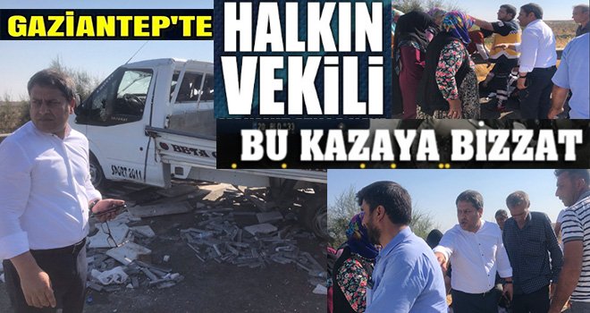 AK Partili Şahin Takdir topladı: Yaralılara müdahale etti