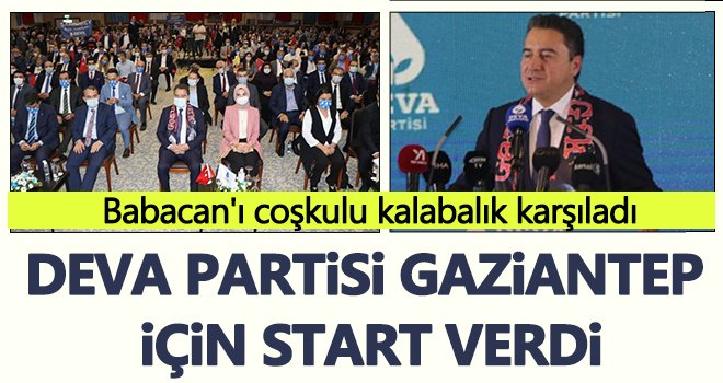 Babacan'ı coşkulu kalabalık karşıladı!..