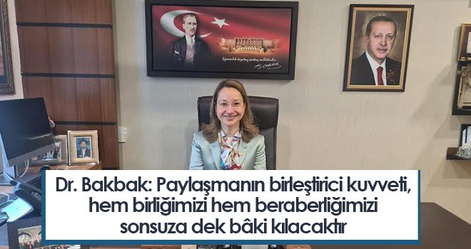 Bakbak'tan Bayram mesajı